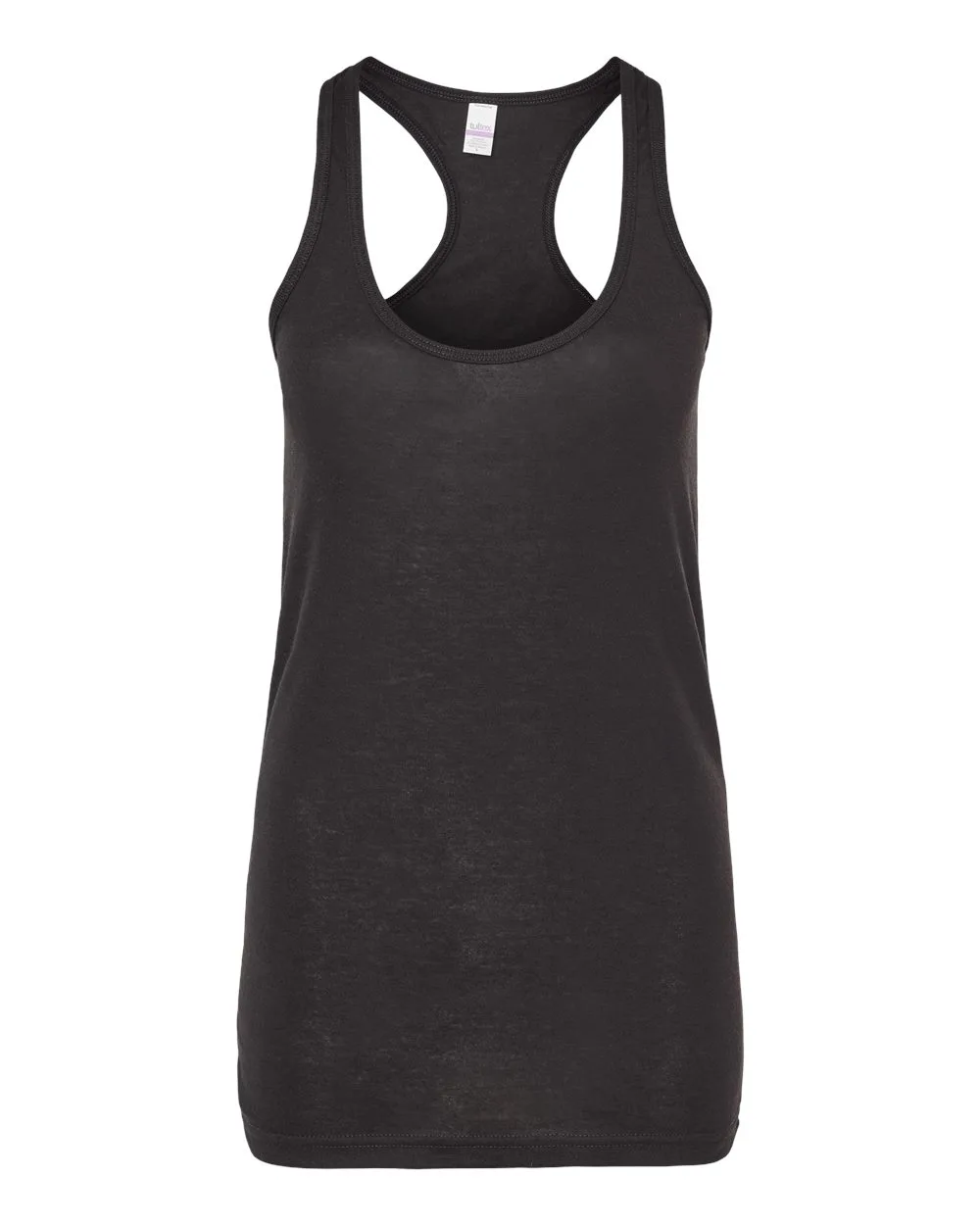 Tultex 190 Women's Poly-Rich Racerback Tank Top — blank tank top, front view