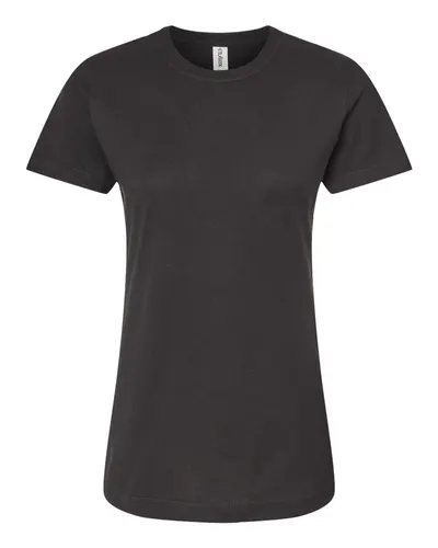 Tultex 216 Women's Fine Jersey Classic Fit T-Shirt — blank t-shirt, front view