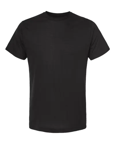 Tultex 241 Unisex Poly-Rich T-Shirt — blank t-shirt, front view