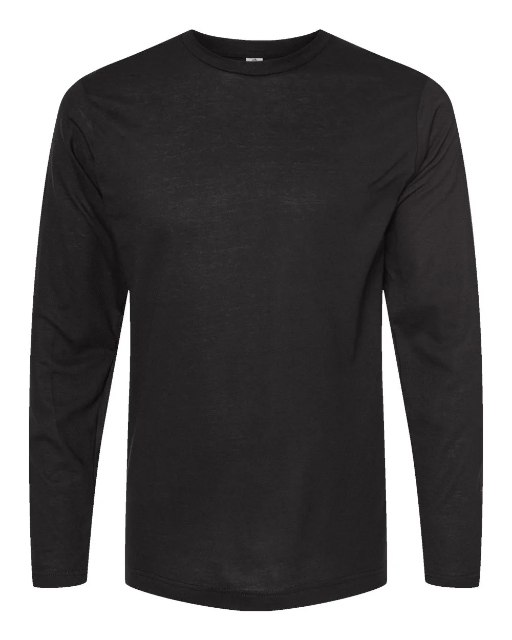 Tultex 242 Unisex Poly-Rich Long Sleeve T-Shirt — blank long sleeve tee, front view