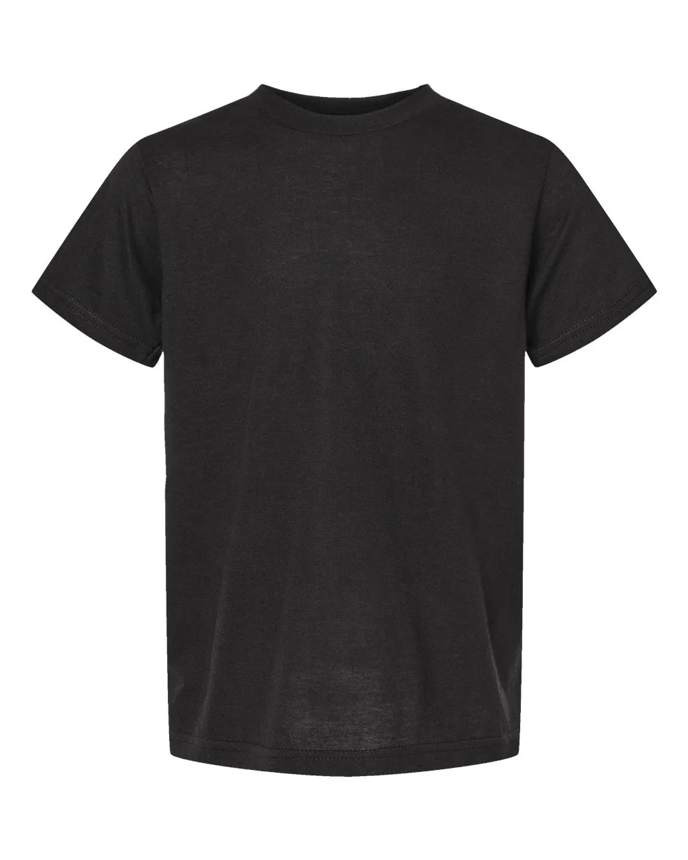 Tultex 265 Youth Poly-Rich T-Shirt — blank t-shirt, front view