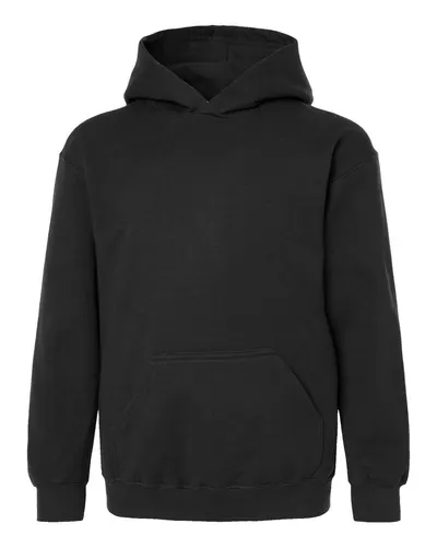 Tultex 320Y Youth Hooded Sweatshirt — blank hooded sweatshirt, front view