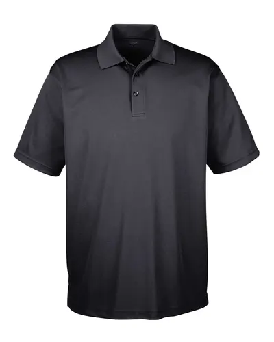 UltraClub 8210 Men's Cool & Dry Mesh Piqué Polo — blank polo, front view