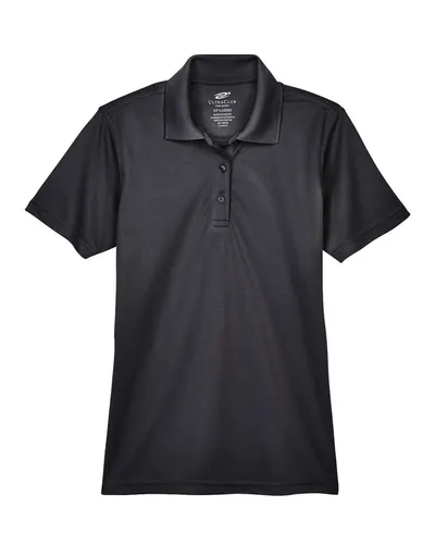 UltraClub 8210L Women's Cool & Dry Mesh Piqué Polo — blank polo, front view