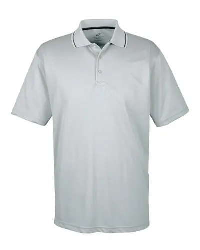 UltraClub 8406 Men's Cool & Dry Sport Two-Tone Polo — blank polo, front view