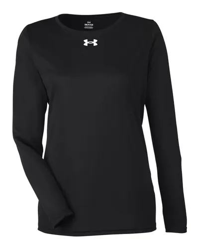 Under Armour 1376852 Women's Team Tech™ Long Sleeve T-Shirt — blank long sleeve tee, front view
