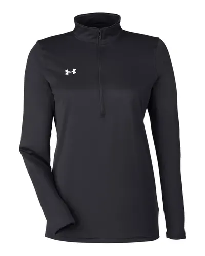 Under Armour 1376862 Women's Team Tech™ Half-Zip Pullover — blank garment, front view