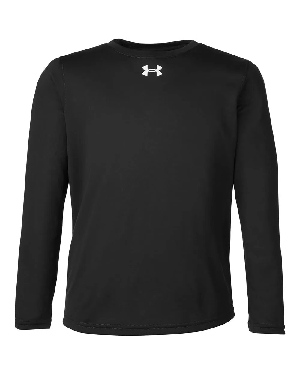 Under Armour 1377488 Youth Tech™ Team Long Sleeve T-Shirt — blank long sleeve tee, front view