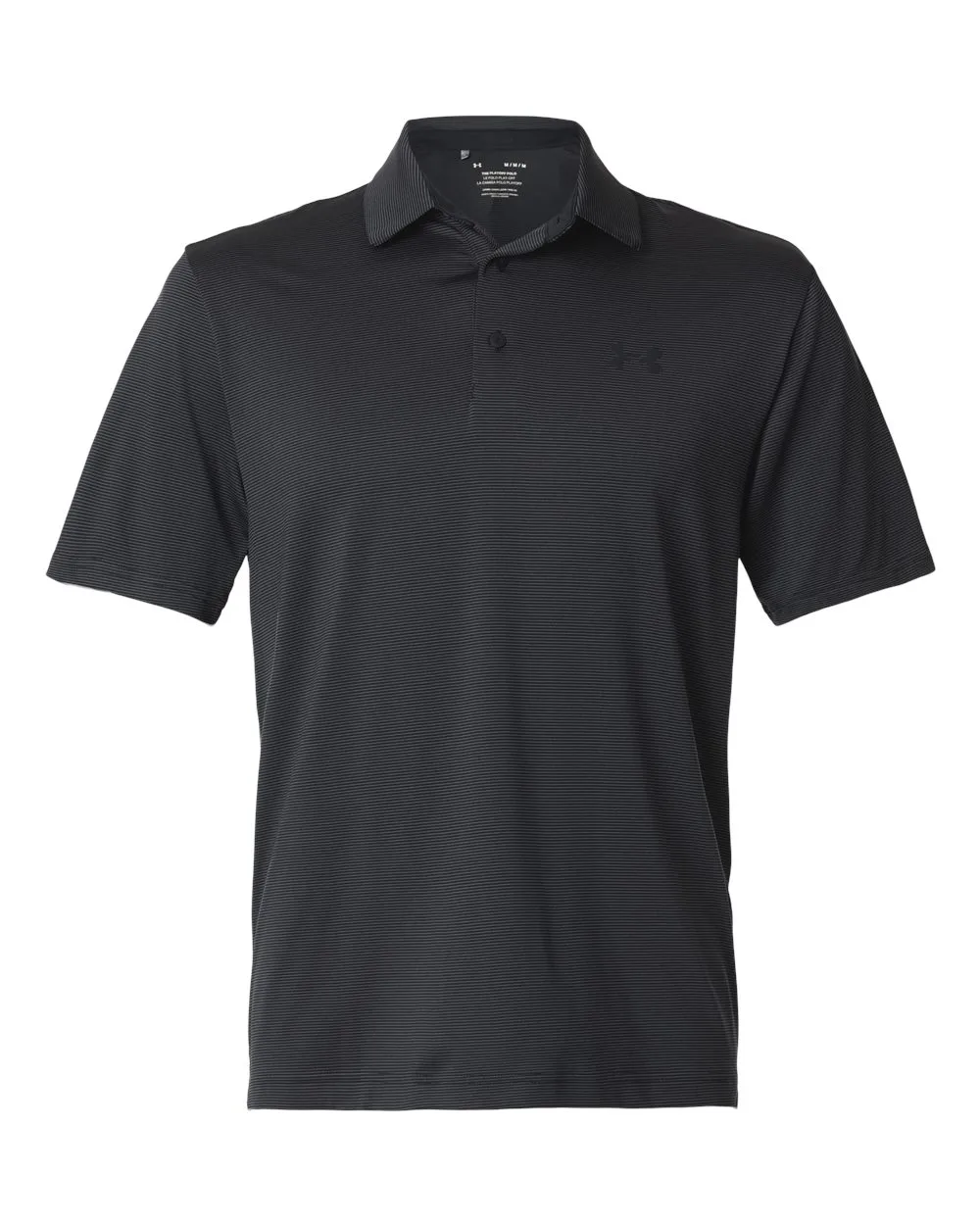 Under Armour 1378676 Men's Playoff 3.0 Stripe Polo — blank polo, front view