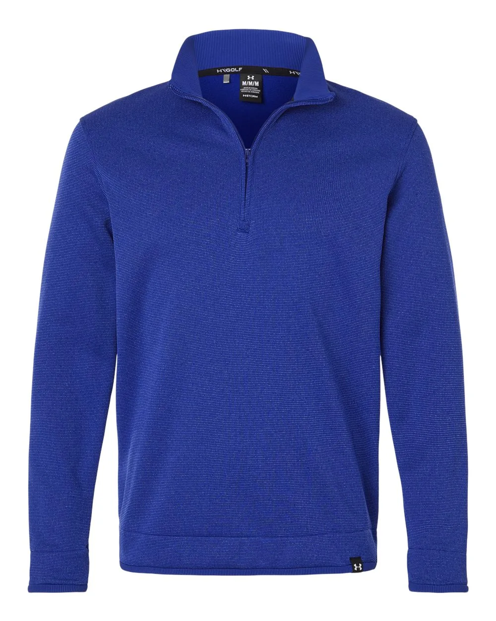 Under Armour 1383256 Men's Storm Sweater Fleece Quarter-Zip Pullover — blank fleece pullover, front view