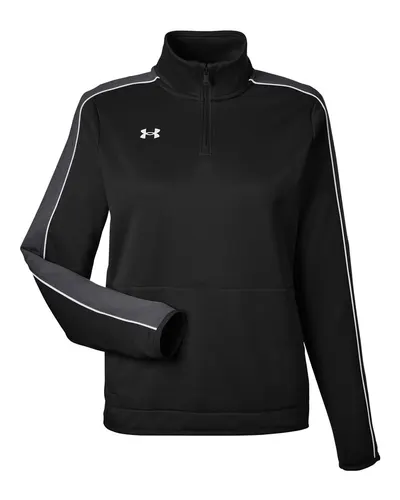 Under Armour 1383274 Women's Command 2.0 Quarter-Zip Pullover — blank garment, front view