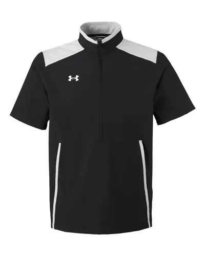 Under Armour 1389612 Men's Motivate 3.0 Short Sleeve Half-Zip — blank garment, front view