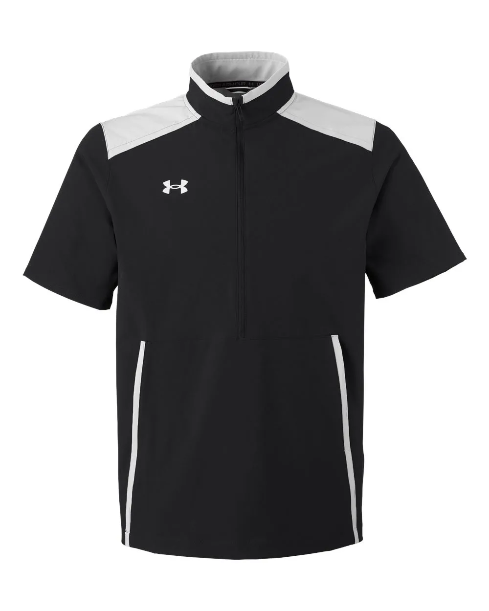 Under Armour 1389612 Men's Motivate 3.0 Short Sleeve Half-Zip — blank garment, front view