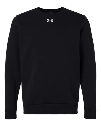 Under Armour 6014160 Men's Team Icon Fleece Crew — blank fleece pullover, front view