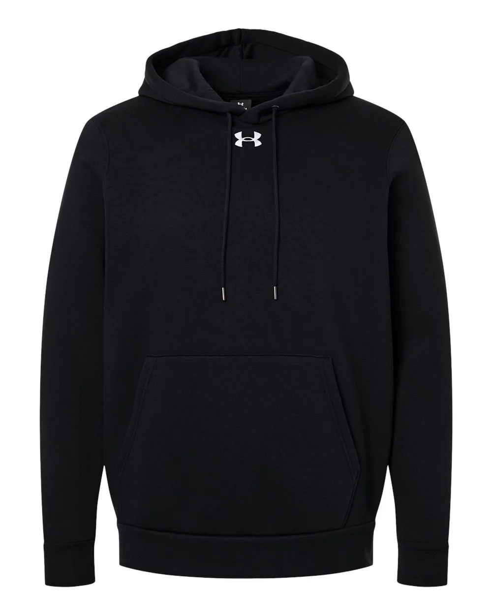 Under Armour 6014161 Men's Team Icon Fleece Hooded Sweatshirt — blank hooded sweatshirt, front view