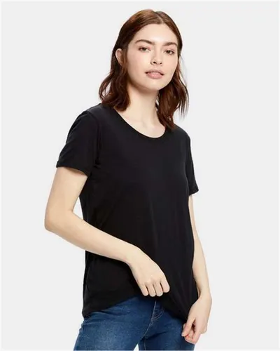 US Blanks US115 Women's Loose Fit Boyfriend Tee — blank t-shirt, front view