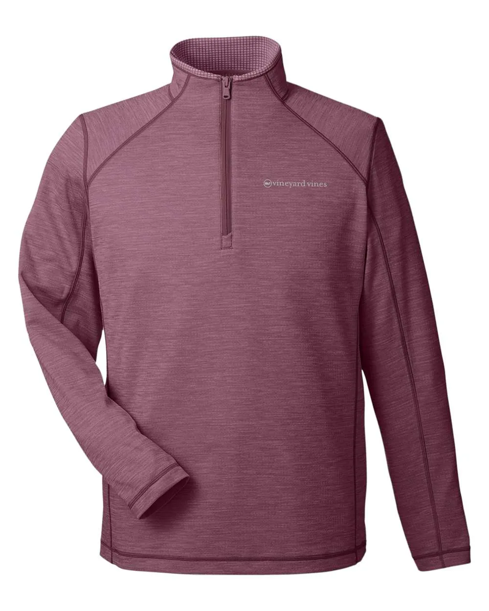 vineyard vines K002709 Men's Sankaty Quarter-Zip Pullover — blank garment, front view
