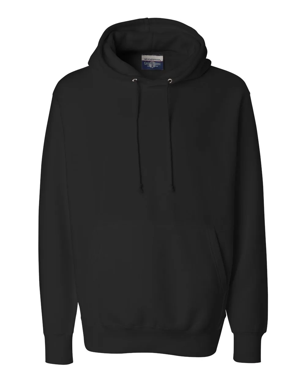 Weatherproof 7700 Unisex Cross Weave™ Hooded Sweatshirt — blank hooded sweatshirt, front view