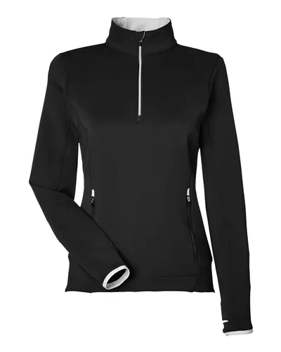 Zero Restriction L1022L Women's Sofia Quarter-Zip Pullover — blank garment, front view